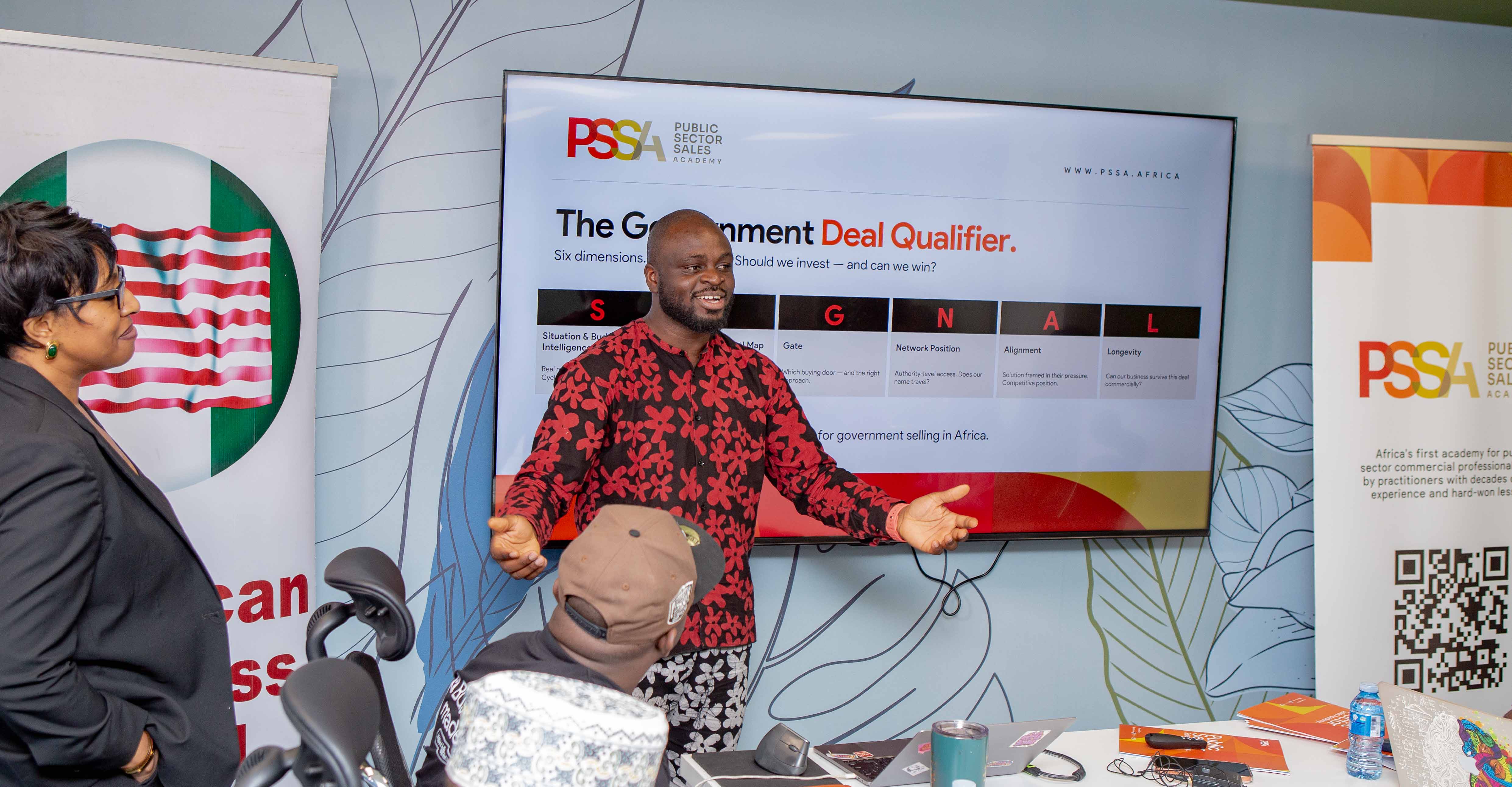 A facilitated session with participants